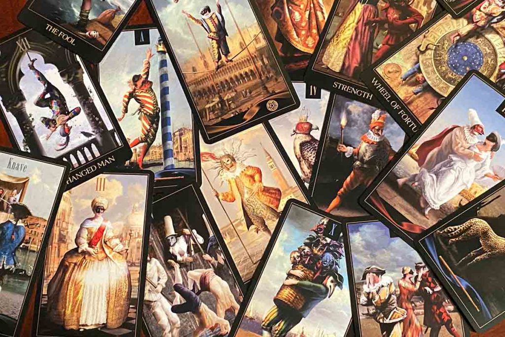 Pile of Tarot Cards